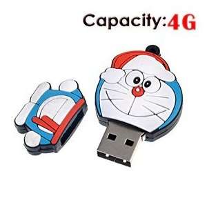    4G Rubber USB Flash Drive with Robot Cat Shape: Electronics