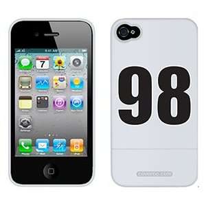  Number 98 on Verizon iPhone 4 Case by Coveroo  Players 