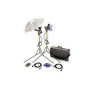  Lowel ViP GO Pro Visions Kit, Quartz Lighting Outfit with 