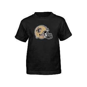 Reebok New Orleans Saints Girls Helmet T Shirt Medium:  