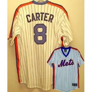  Gary Carter Mets Pinstripe Cooperstown Jersey Sports 