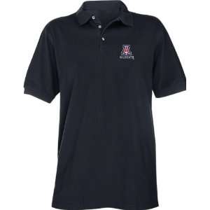  Arizona Wildcats Navy Classic Polo Shirt: Sports 