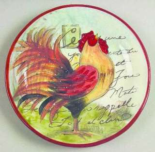 Certified Int Corp LE ROOSTER Dinner Plate C 4751682  