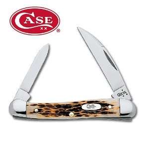    Case Folding Knife Amber Bone Mini Copperhead: Sports & Outdoors