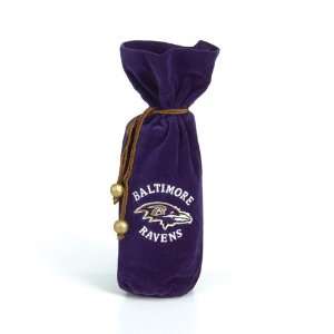   Baltimore Ravens Velvet Wine Bottle Drawstring Bag: Sports & Outdoors