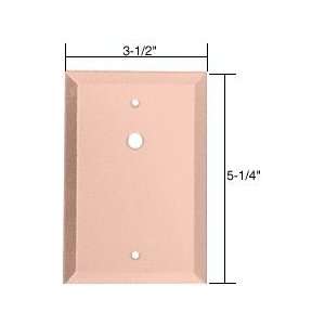  CRL 3/8 Hole Offset Cable TV Glass Mirror Plate   Peach 