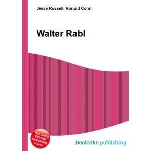  Walter Rabl Ronald Cohn Jesse Russell Books