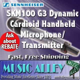 Sennheiser SKM100 835 G3 Dynamic Cardioid Handheld Microphone 