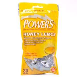 Cough Drops Honey Lemon 30/bag