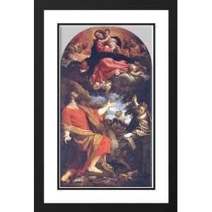 The Virgin Appears to St. Luke and Catherine 20x23 Framed 