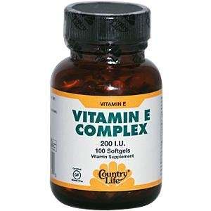  Country Life Natural E Complex (Vitamin E Complex) 200IU 