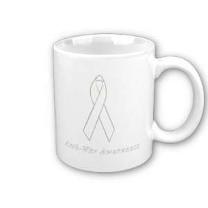  Anti War Awareness Ribbon Coffee Mug 