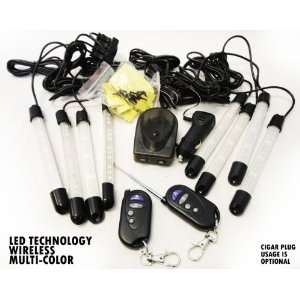   LED Tube Wireless Multi Color Car Interior or Motorcycle Kit