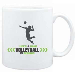  New  Lifes A Game . Volleyball Is Serious  Mug Sports 