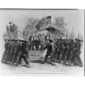   York Volunteers,Abraham Lincoln,Winfield Scott,1861