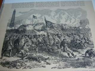 CIVIL WAR PRINT BATTLE OF SECESSIONVILLE JAMES ISLAND  