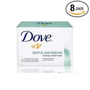  Dove Extra Sensitive Beauty Cream Bar Soap 3.5 Oz / 100 G 