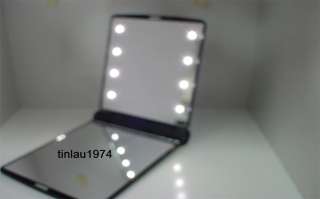 LED Lights Portable Cosmetic Make Up Compact Mirror  