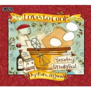  The Lang LOVE TO COOK Wall Calendar 2012: Home & Kitchen