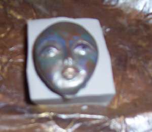 happy doll face polymer clay push mold sculpey  