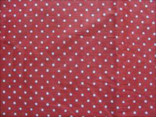 Red Cotton Quilt Fabric Craft Material By The Yard 43  
