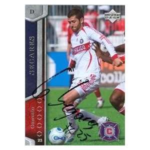  Gonzalo Segares autographed Soccer trading Card (MLS 