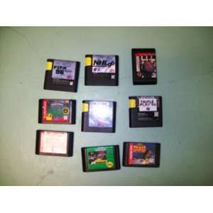  Segan Genesis game cartridges   lot of 9 cartridges   good 