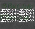 JAPAN ZOOM ZOOM ZOOM Racing Car Handle Decal sticker