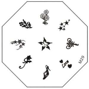  Stamping Nail Art Image Plate   M29: Everything Else