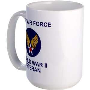World War II Veteran Coffee Mug Military Large Mug by  