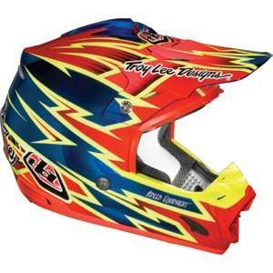  Troy Lee Designs SE3 Helmet   Zap Navy/Red Automotive