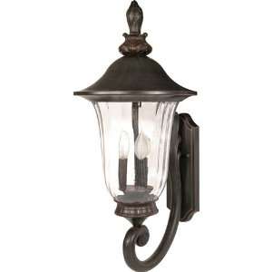  Nuvo 60/977 Parisian 3 Light Outdoor Wall Lighting in Old 