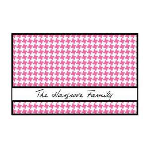     Personalized Houndstooth Pattern Custom Placemats