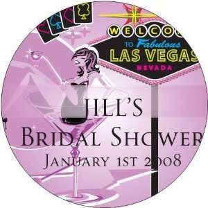   Bridal Vegas Theme Personalized Travel Candle Favors (Set of 24): Baby