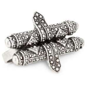  Nissa Jewelry Double Dagonet Ring, Size 8 Jewelry