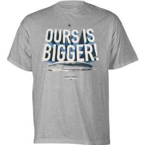  Dallas Cowboys Grey Bigger First Season Stadium T Shirt 