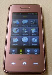 Samsung Instinct M800 Sprint Nextel Cell Phone w/extras 635753475593 
