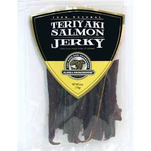 Alaska Smokehouse Teriyaki Salmon Jerky (Pack of 2):  