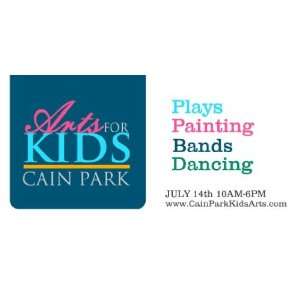   3x6 Vinyl Banner   Cleveland Cain Park Kids Festival 