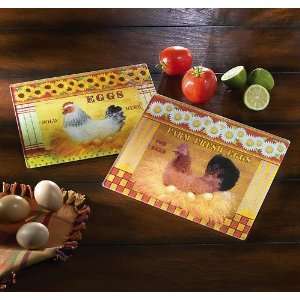  Rooster Cutting Board Set 