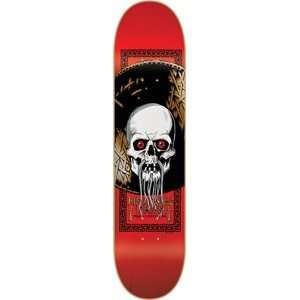 Powell Chin Skull Skateboard Deck   8.25 170/k15  Sports 