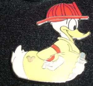 Disney Trading Hidden Mickey Pin Donald Duck Fireman  