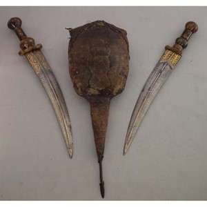   Two Antique 18th century Turkish Ottoman Islamic Daggers sword  