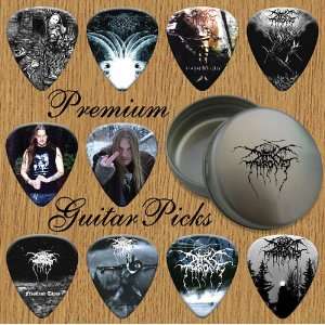  Darkthrone Premium Guitar Picks X 10 In Tin (T): Musical 