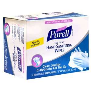   Purell Instant Hand Sanitizing Wipes, 24 wipes: Health & Personal Care