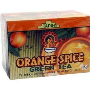 Orange Spice Green tea 25 tea bags: Grocery & Gourmet Food