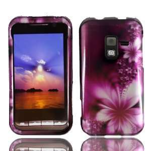 For Sprint Samsung D600 Conquer 4g Accessory   Purple Daisy Design 