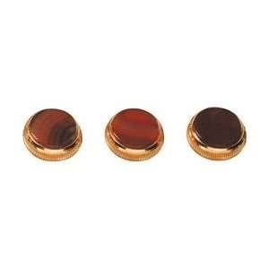  Bach Brazilian Agate Trumpet Finger Buttons 3 Pack Nickel 