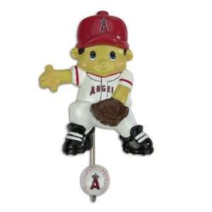  Pack of 6 MLB Anaheim Angels Hand Painted Baseball Wall 