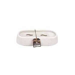  Large Oval White Sands RibbonWick Candle
